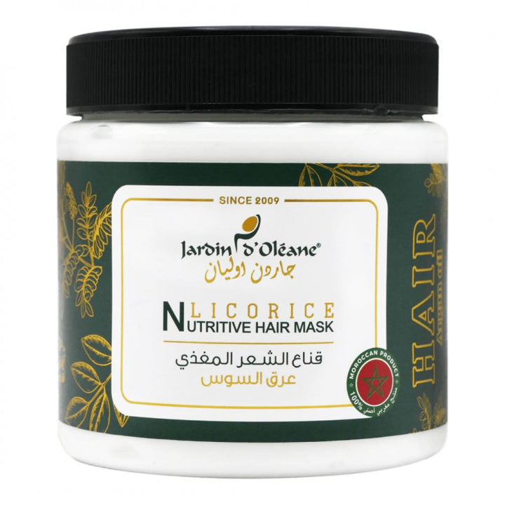 جاردن اوليان - قناع الشعر المغذي بخلاصة عرق السوس ، 500 غ - ماسك أو قناع للشعر - توب جيت