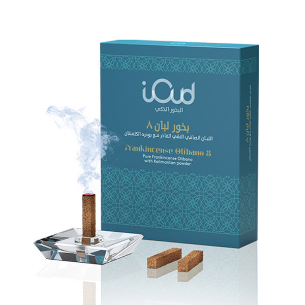 اي عود   البخور الذكي بخوراللبان الفاخر مع بودره الكلمنتان   8 اعواد بخور فاخر وعطر شرقي أصيل من توب جيت