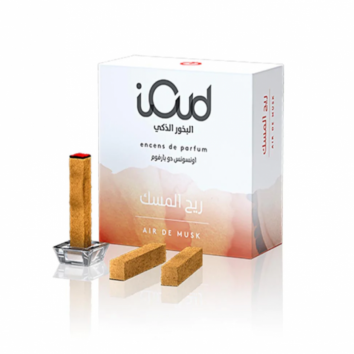 اي عود   البخور الذكي برائحة المسك  اربعة اعواد بخور فاخر وعطر شرقي أصيل من توب جيت
