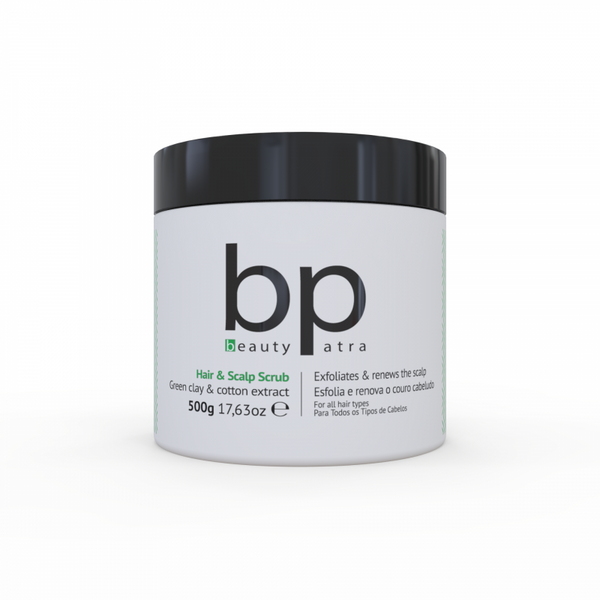 بيوتي باترا - مقشر فروة الرأس بالطين الأخضر وخلاصة القطن  500 مل - منتج للعناية بالشعر - توب جيت