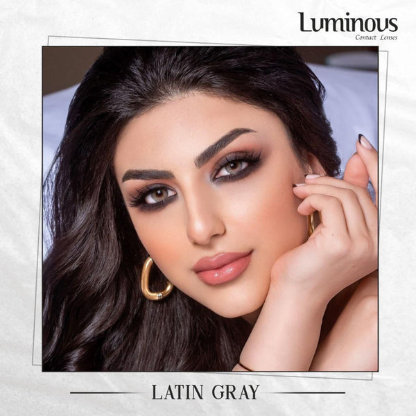 عدسات لومينوس الشهرية لاتن جراي - Latin Gray
