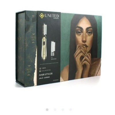 يونايتد بروفيشنال - مصفف شعر HB-8032C - أداة تصفيف شعر من توب جيت